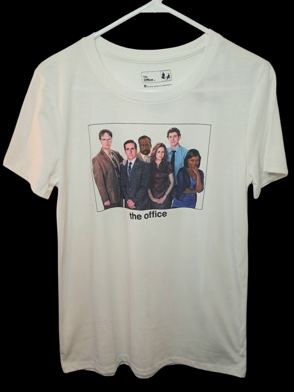 The Office TV Series Women's White Graphic T-Shirt Size Large NWT